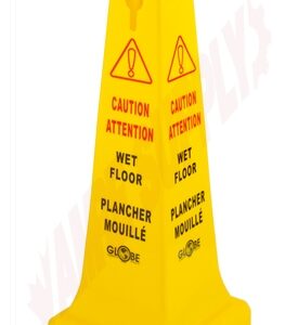 Globe Caution Wet Floor Safety Cone,